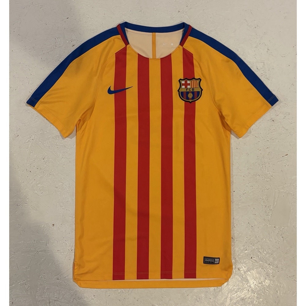 BARCELONA 2016 2017 SQUAD TRAINING SHRT JERSEY NIKE 854249-720 SMALL
